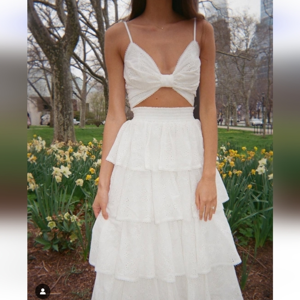 Hill House Home The Eyelet Noemie Skirt And Celine Top